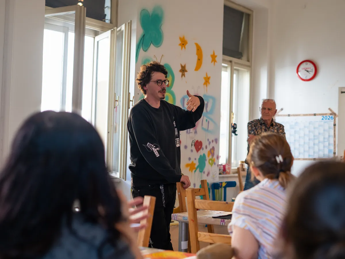 Workshop with Ján Hubinský - photograph by Alexej Zavodnov