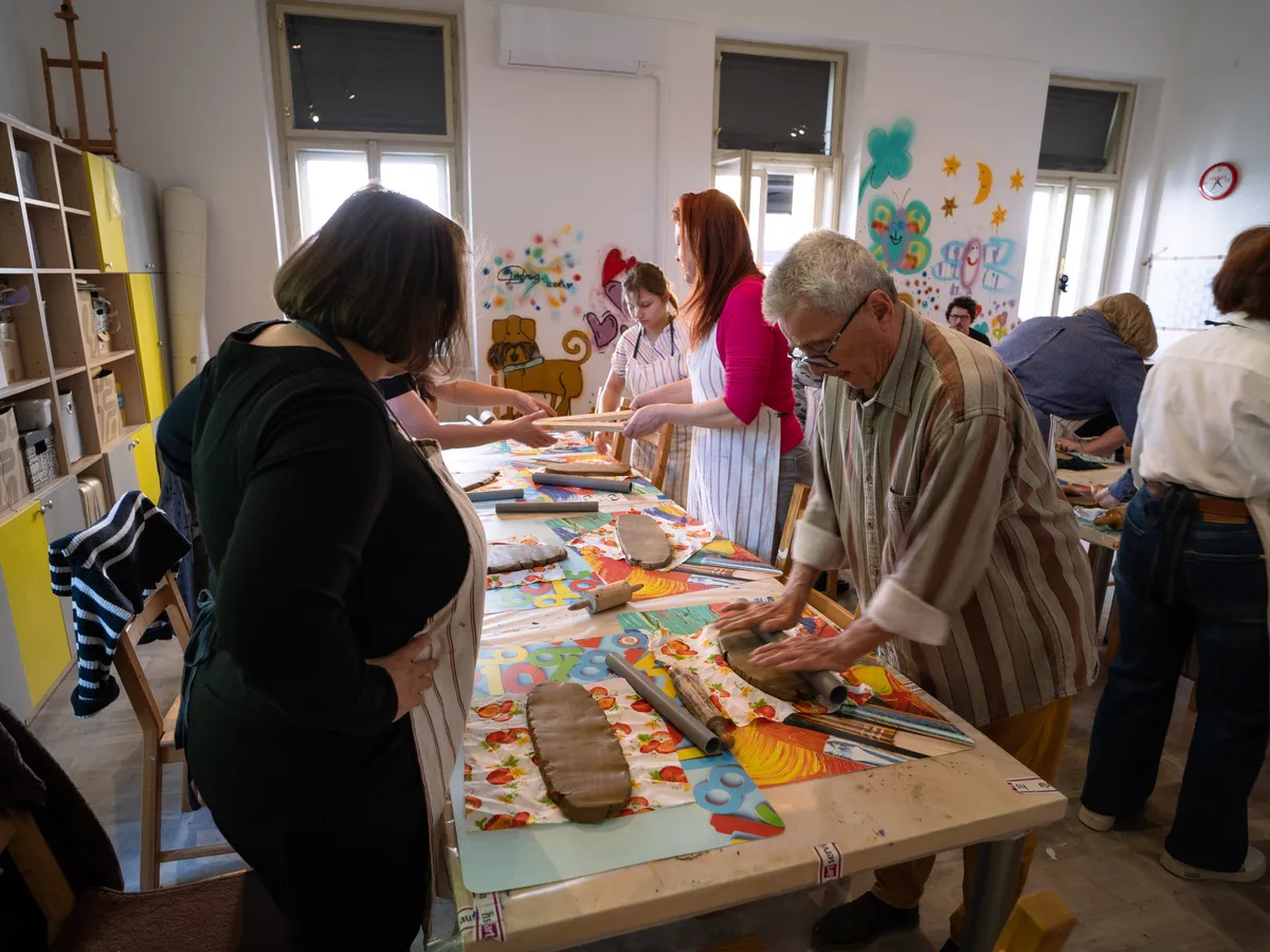 Workshop with Ján Hubinský - photograph by Alexej Zavodnov